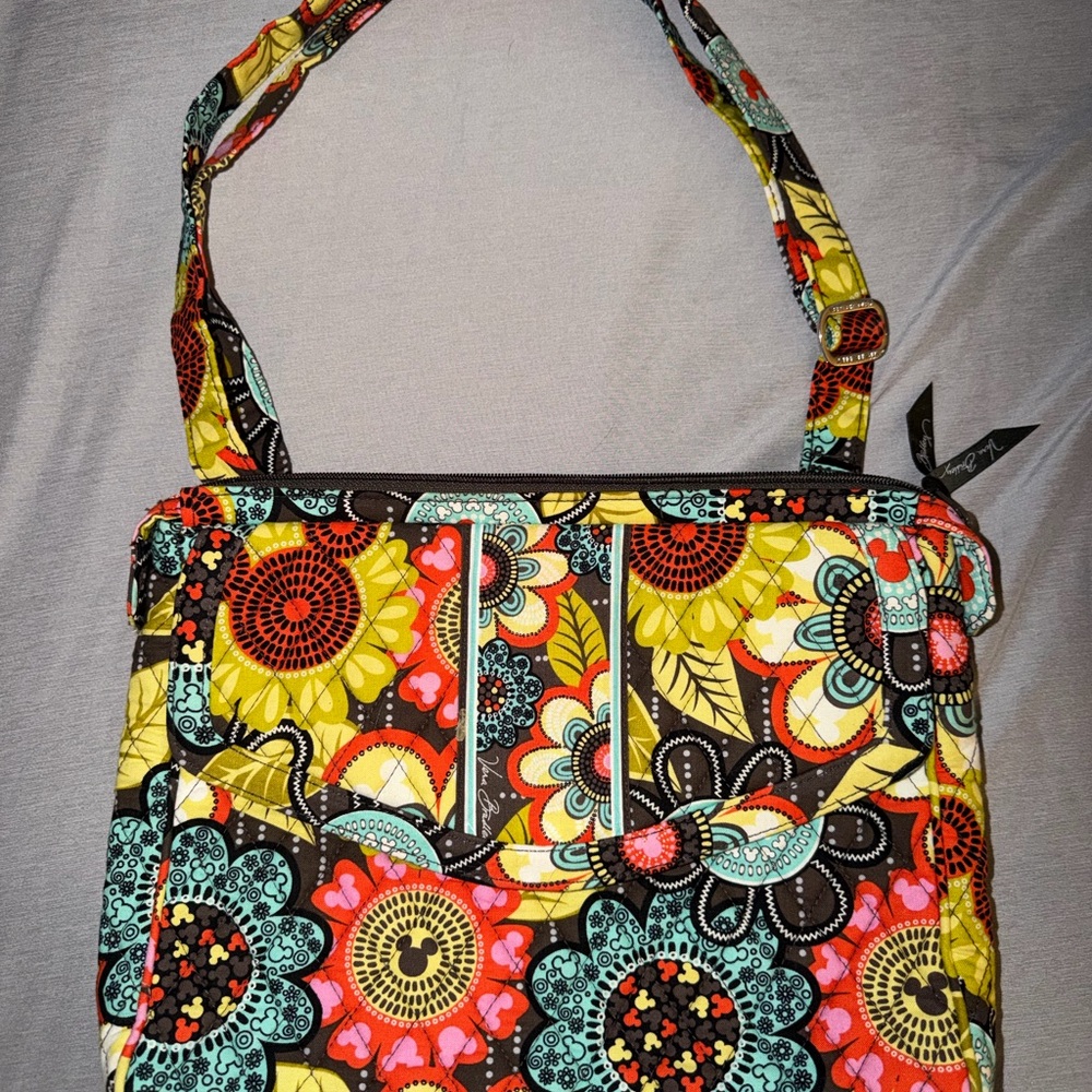 Disney Vera Bradley Bag - Mickey's Perfect Petals Tablet Hipster